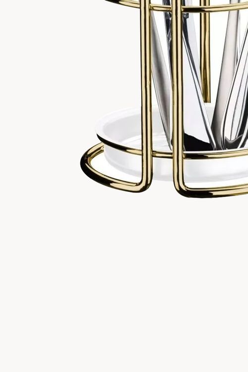 Suporte para Utensílios em Metal com Base