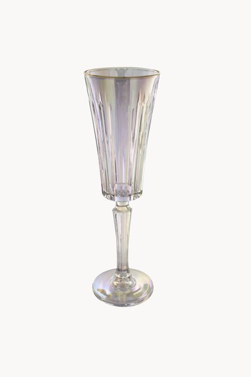 Conjunto de 6 Taças Egeu com Filete Dourado em Vidro 260ml