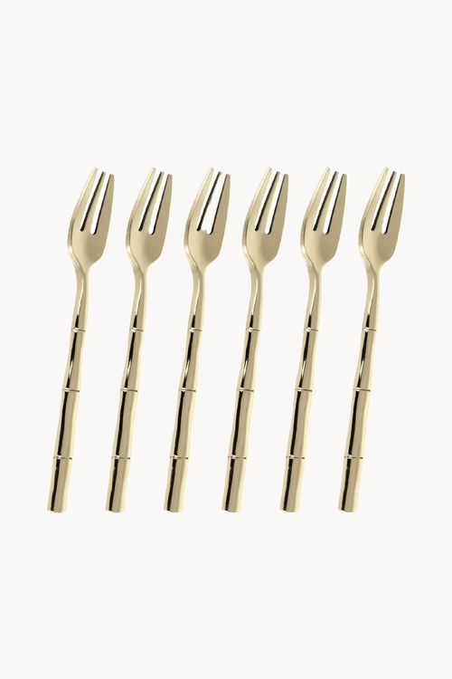Conjunto de Garfos em Aço Inox 6 Peças