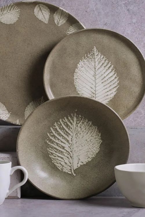 Prato Sobremesa Bio Seiva em Stoneware