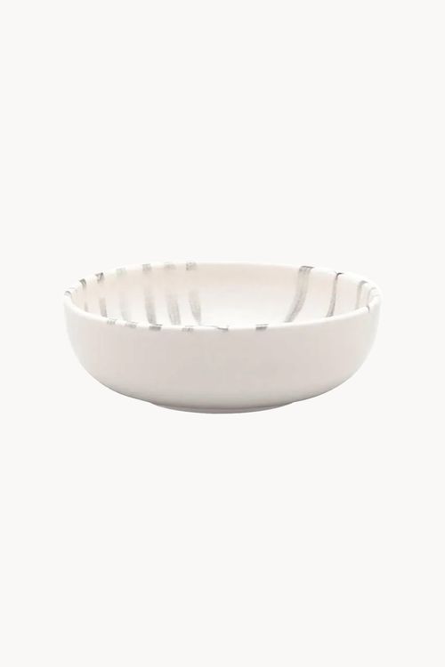 Tigela Flat Samambaia em Porcelana 600Ml
