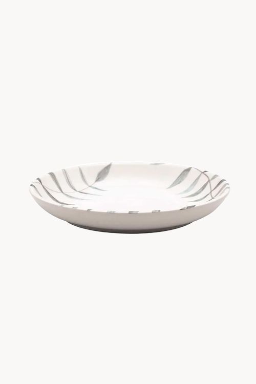 Prato Fundo Samambaia em Porcelana
