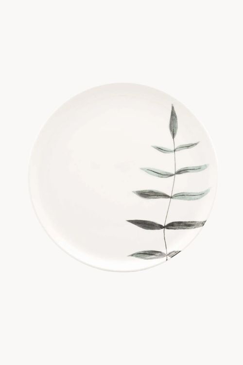 Prato Raso Samambaia em Porcelana