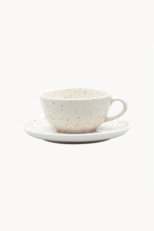 Xicara de Chá  Chuvisco em Porcelana 200Ml