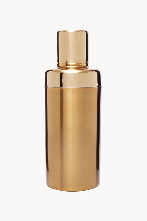 Coqueteleira em Aço Inox Dourada 550ml