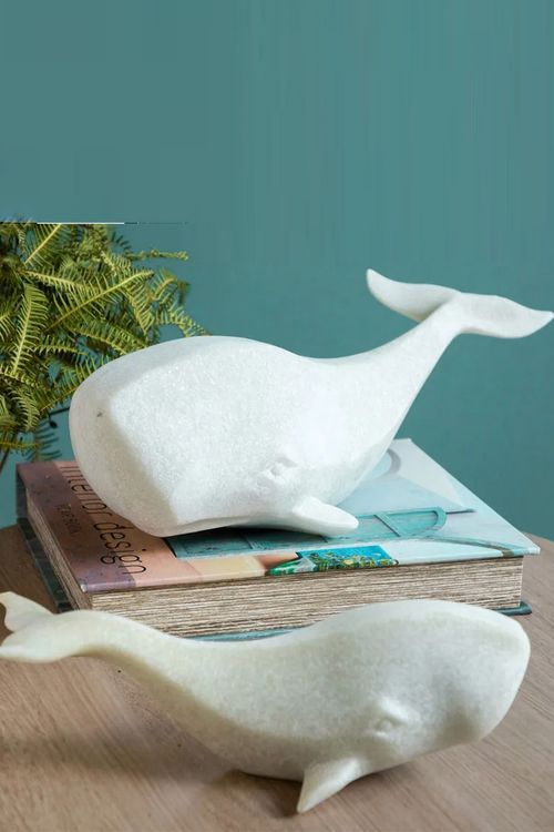 Baleia Decorativa em Resina