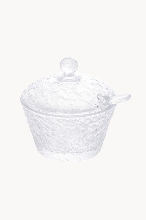 Açucareiro em Cristal com Colher 200g