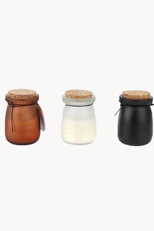 Vela Perfumada com Suporte em Vidro