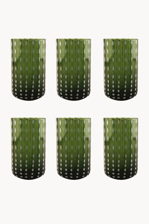 Conjunto de Copos em Vidro 6 Peças 400ml
