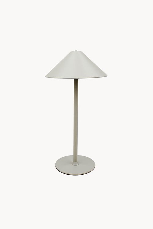 Abajur Cinza com Led em Aço Inox