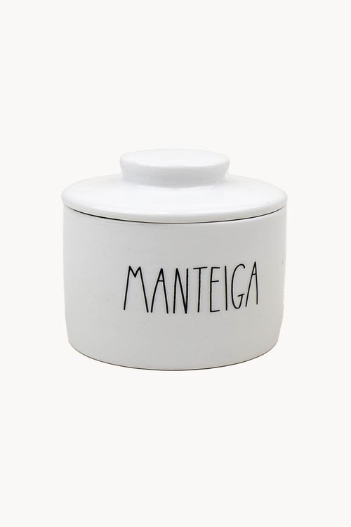 Manteigueira Francesa em Porcelana 250g