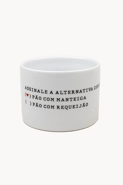 Manteigueira Francesa em Porcelana 250ml