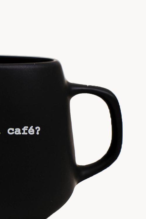 Caneca Hoje tem Café em Porcelana 260ml