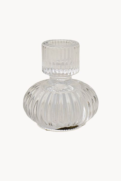 Castiçal Decorativo em Vidro
