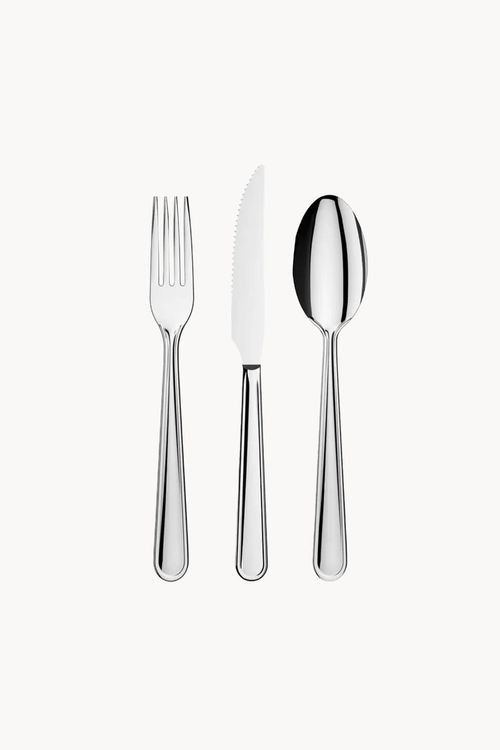 Faqueiro Módena em Aço Inox 24 Peças