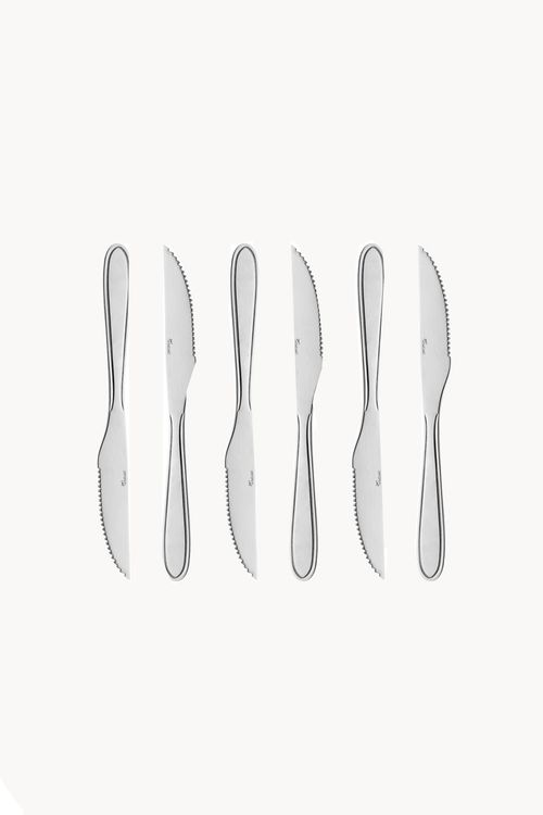 Conjunto de Facas em Aço Inox 6 Peças