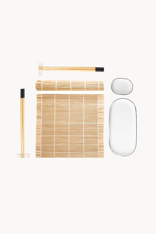 Conjunto para Sushi em Bambu 8 Peças