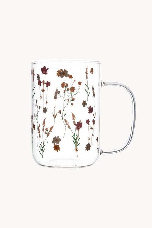 Conjunto de Caneca em Vidro Borossilicato 2 Peças 280Ml