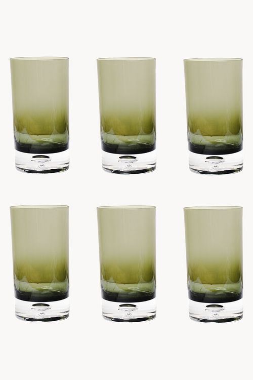 Conjunto de Copos em Vidro 6 Peças 450ml