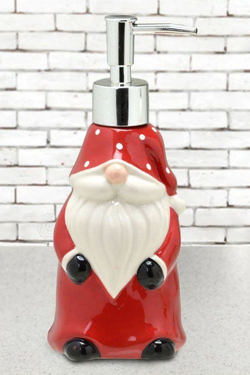 Porta Sabonete Liquido Natalino em Dolomita