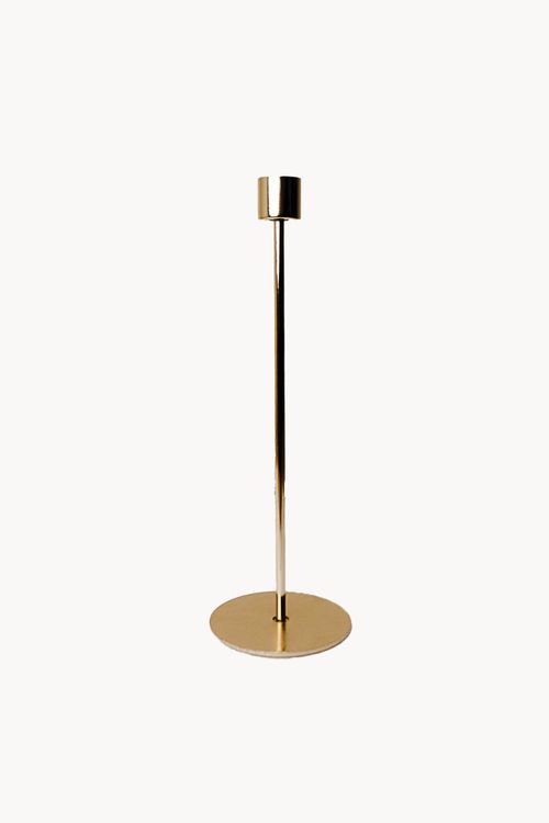 Castiçal Decorativo em Aço Inox