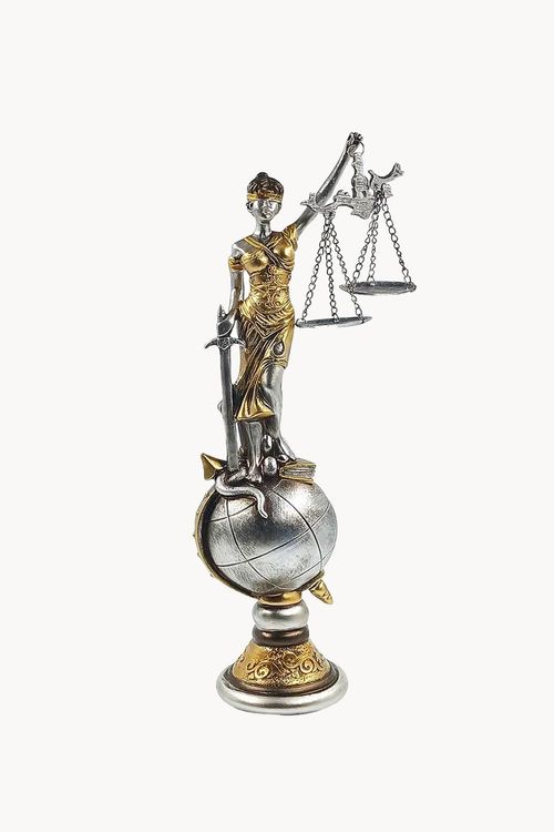 Escultura Dama da Justiça em Resina