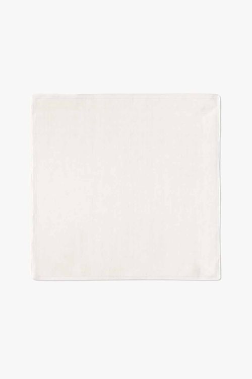 Conjunto de Guardanapos em Algodão 2 Peças Branco