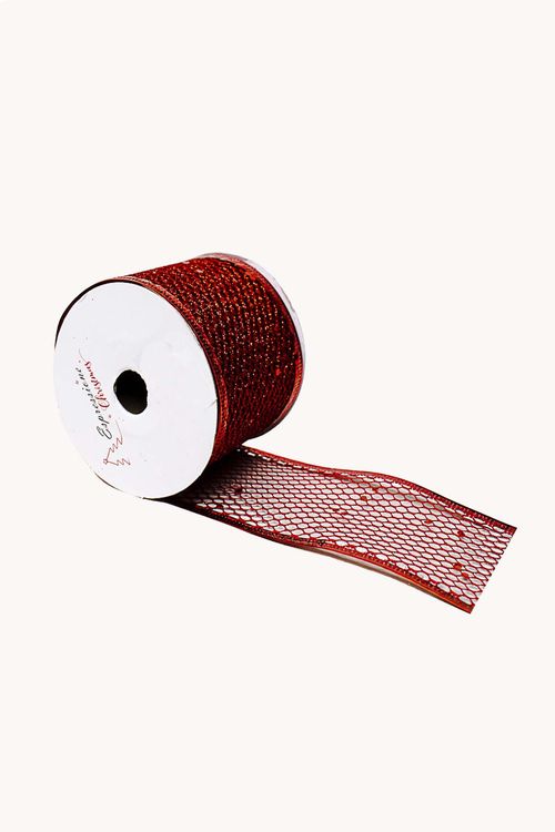 Fita Decorativa Natalina em Poliéster