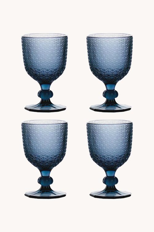 Taça em Vidro Eco Azul 310ml