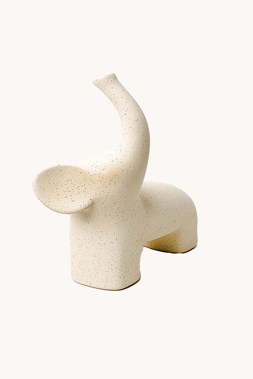 Elefante Decorativo em Cerâmica Tamanho P