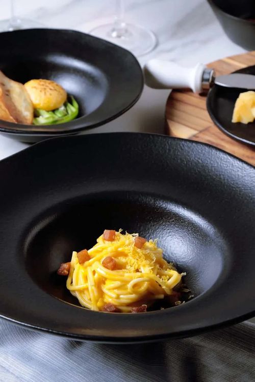 Prato para de Massa Orgânico  Matte em Stoneware