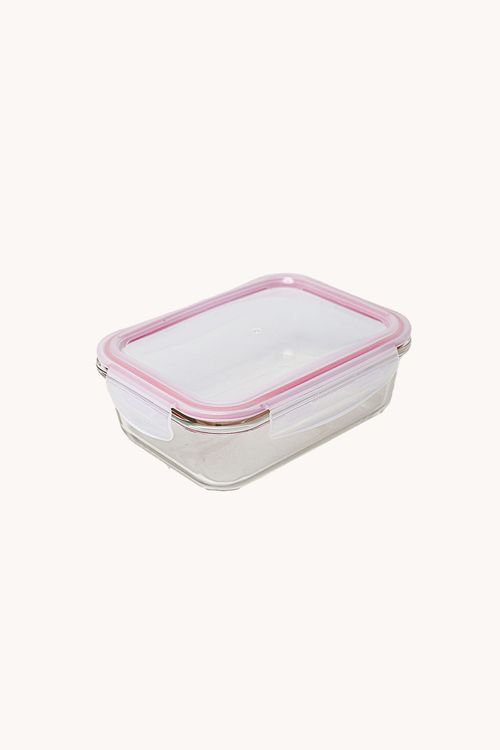 Pote Borossilicato Retangular com Tampa 370ML