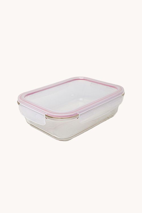 Pote Borossilicato Retangular com Tampa 1,5L