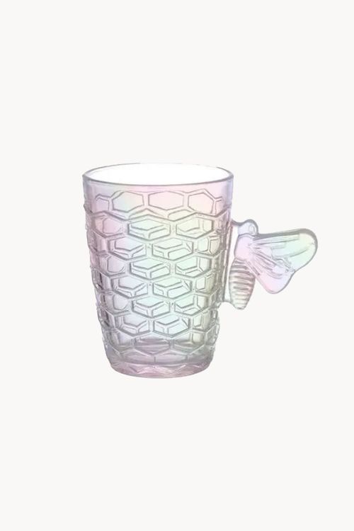 Caneca Bee em Vidro 4 Peças 200ML