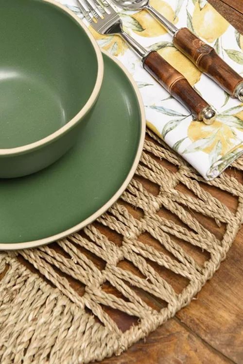 Jogo Americano em Fibra Natural