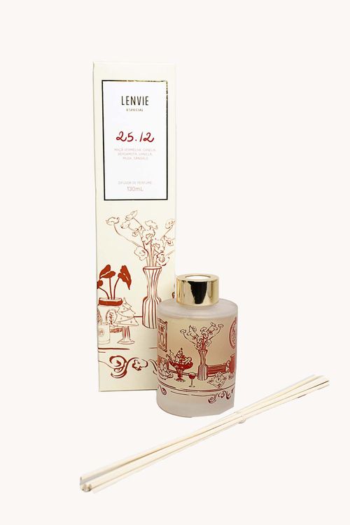 Difusor de Perfume Natalino em Vidro 130Ml