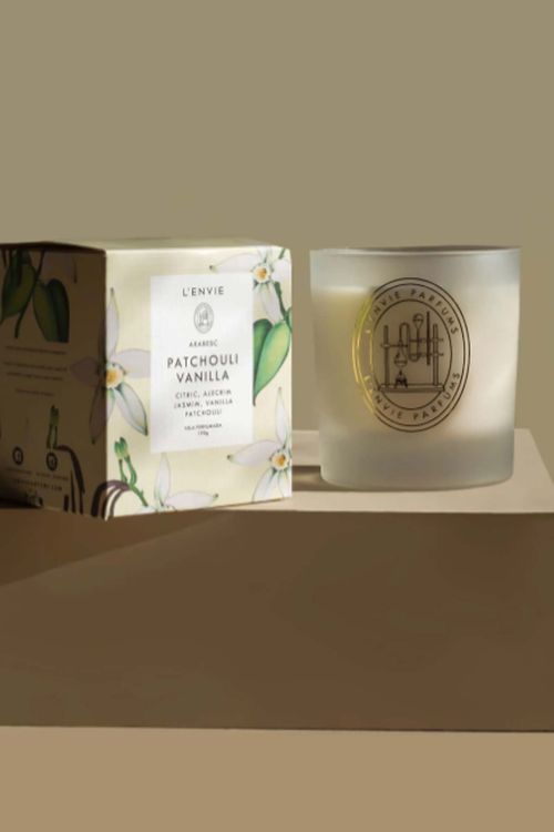 Vela Perfumada Patchouli Vanilla em Parafina