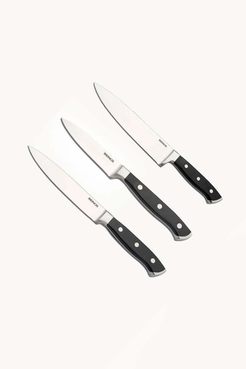 Conjunto  de Facas Infinity em Aço Inox 3 Peças