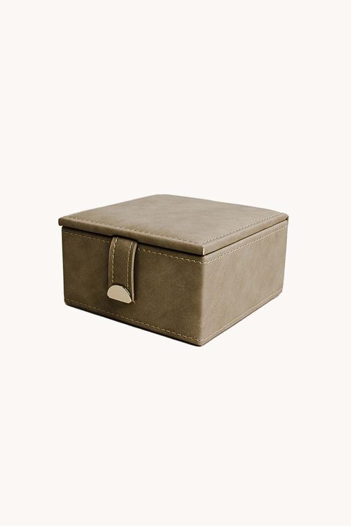 Caixa  Decorativa com Revestimento em Pu