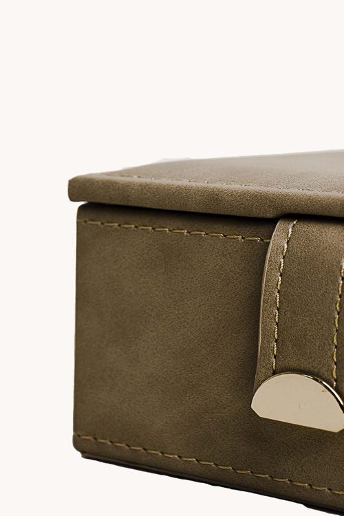 Caixa  Decorativa com Revestimento em Pu