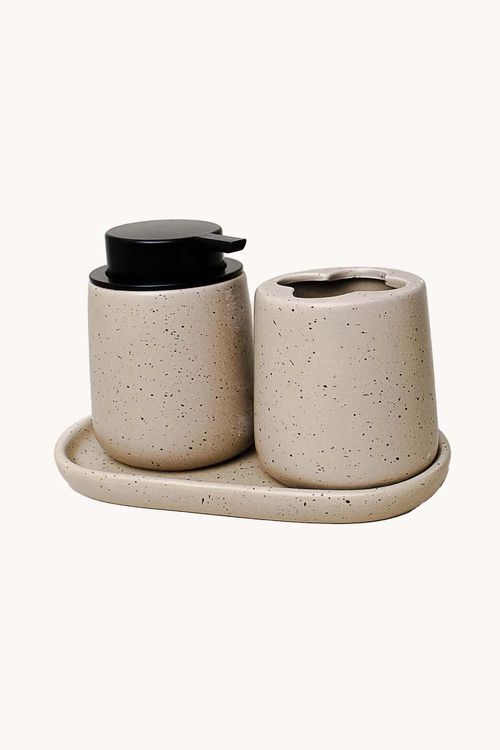 Conjunto para Banheiro em Cerâmica 3 Peças