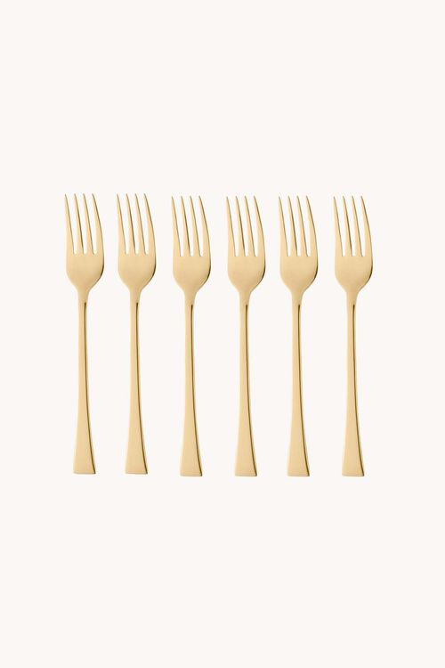Conjunto de Garfos em Aço Inox 6 Peças