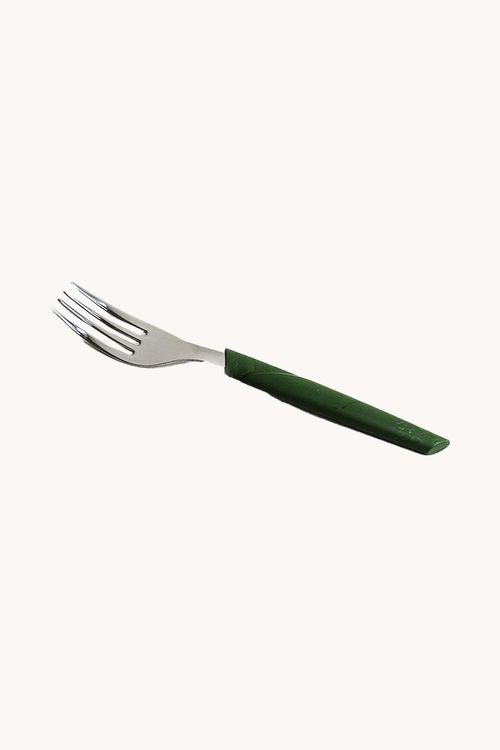 Garfo LYF Verde Natureza em Aço Inox
