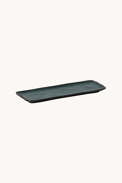 Travessa Retangular Orgânico Oceano em Stoneware