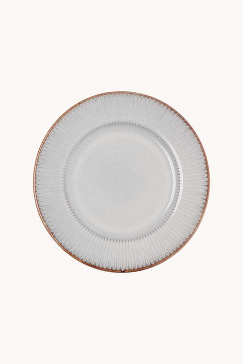 Prato para Sobremesa Linear em Ceramica