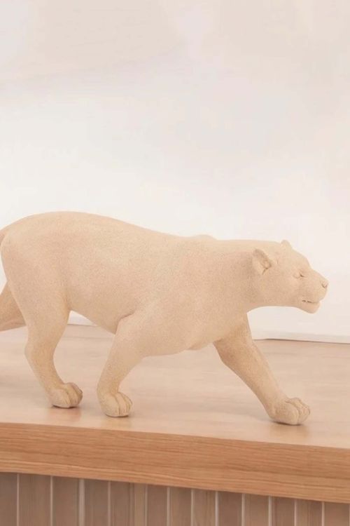 Leopardo Decorativo em Poliresina
