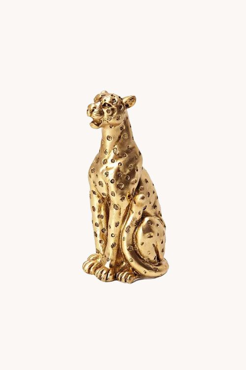 Mini Leopardo Decorativo em Poliresina