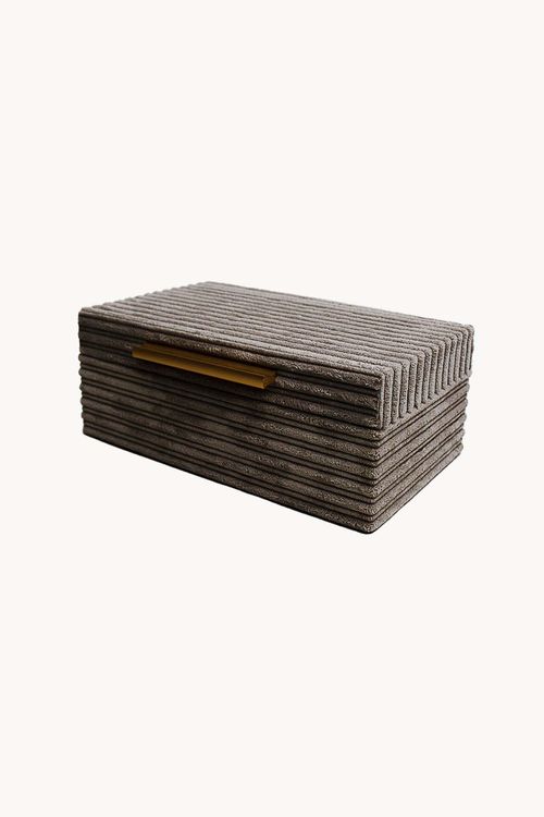 Caixa Decorativa em Mdf com Capa em Veludo
