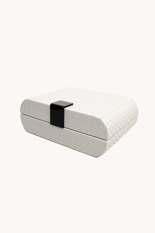Caixa Decorativa com Revestimento em Pu