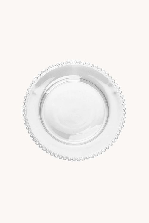 Conjunto de 6 Pratos para Sobremesa em Vidro
